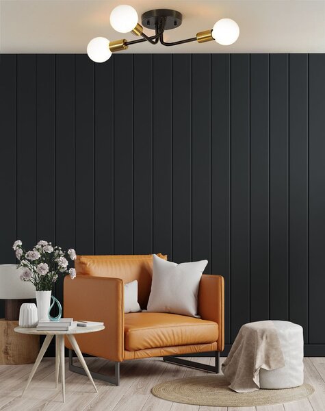 Toolight Moderní závěsné svítidlo APP1117-3C Black Gold