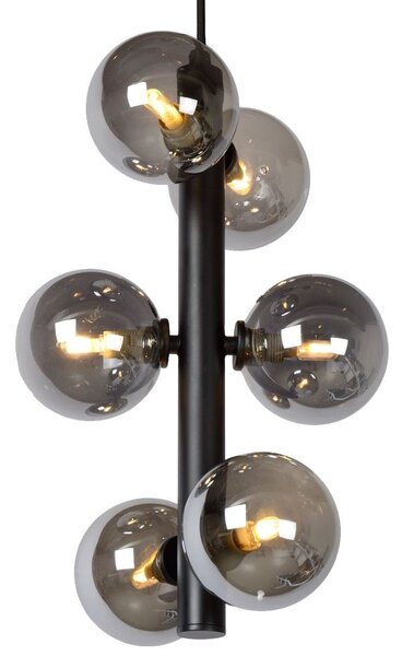 Toolight Toolight, závěsné svítidlo Modern 6xG9 APP1163-6CP, černá matná, OSW-04692