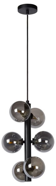 Toolight Toolight, závěsné svítidlo Modern 6xG9 APP1163-6CP, černá matná, OSW-04692
