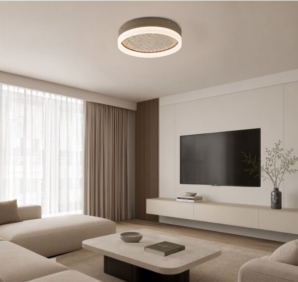 Rabalux 71525 - LED Stm stropní sv TIMMO 24W/230V 3000-6500K pr. 40 cm béžová+DO