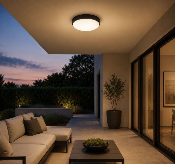 Rabalux 77223 - LED Venkovní stropní svítidlo HORT2 LED/14W/230V IP54 černá
