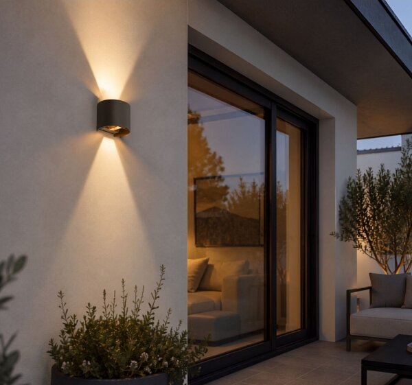 Rabalux 77217 - LED Ven nástěnné sv VIRNA 5W/230V 2700/4000/6500K IP54 béžová