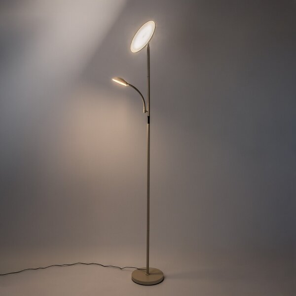Rabalux 74083 - LED Stm stojací lampa HALINA 23W/230V 3000/4200/6500 béžová