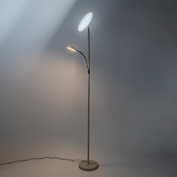 Rabalux 74083 - LED Stm stojací lampa HALINA 23W/230V 3000/4200/6500 béžová