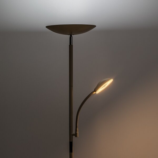 Rabalux 74083 - LED Stm stojací lampa HALINA 23W/230V 3000/4200/6500 béžová
