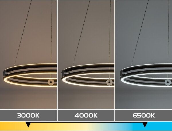 Rabalux 72277 - LED Stm lustr na lanku TRIXO 60W/230V 3000-6500K šedá+DO