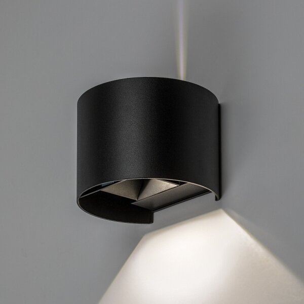 Rabalux 77218 - LED Ven nástěnné sv VIRNA 5W/230V 2700/4000/6500K IP54 černá