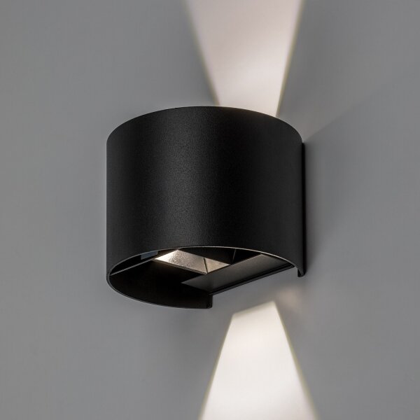 Rabalux 77218 - LED Ven nástěnné sv VIRNA 5W/230V 2700/4000/6500K IP54 černá