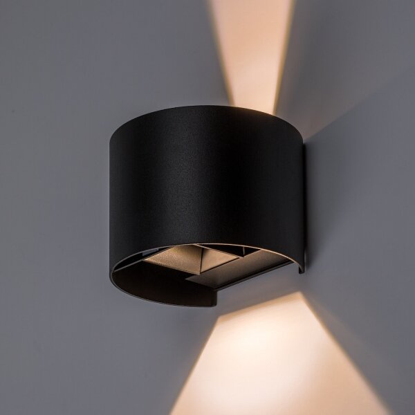 Rabalux 77218 - LED Ven nástěnné sv VIRNA 5W/230V 2700/4000/6500K IP54 černá