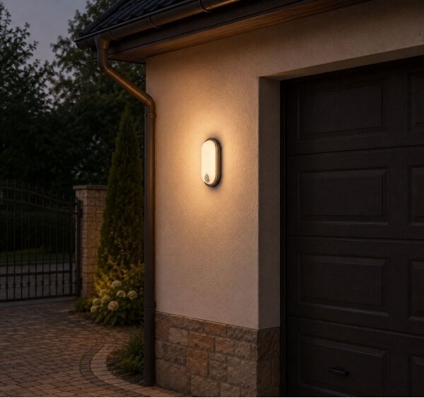 Rabalux 77231 - LED Ven stropní svítidlo se senzorem HORT2 15W/230V IP65 černá