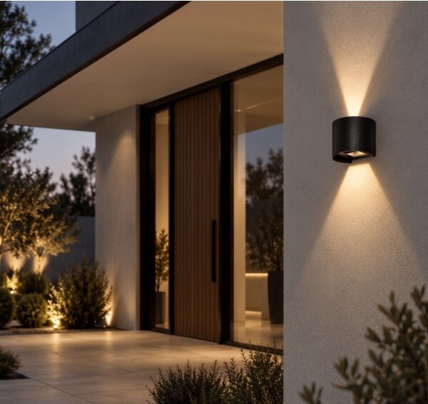 Rabalux 77218 - LED Ven nástěnné sv VIRNA 5W/230V 2700/4000/6500K IP54 černá