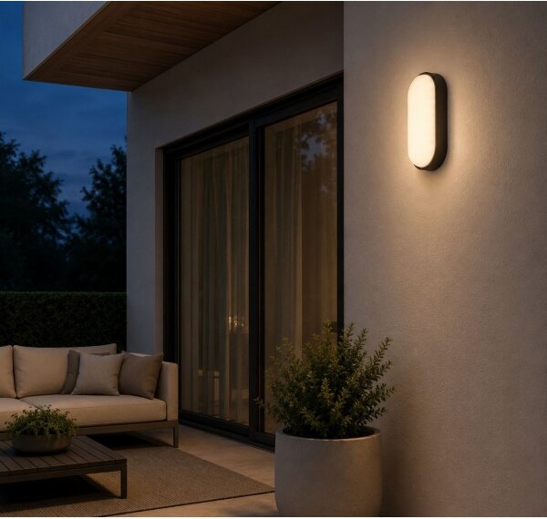 Rabalux 77221 - LED Venkovní nástěnné svítidlo HORT2 LED/14W/230V IP54 černá