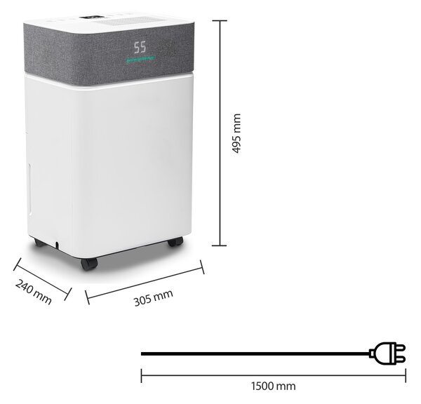 Trotec TTK 55 E Wifi, odvlhčovač vzduchu