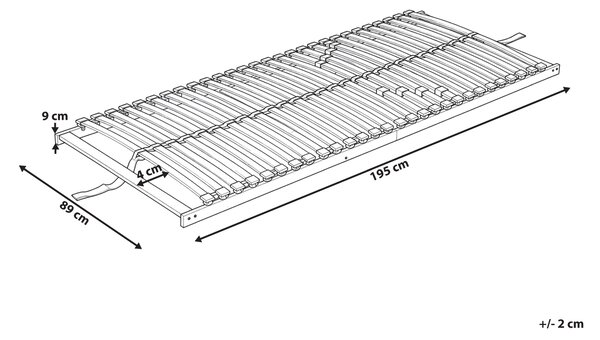 Lamelový rošt LIRY 80 x 200 cm