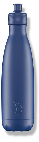 Termoláhev Chilly's Bottles - matná modrá - sportovní 500ml, edice Original