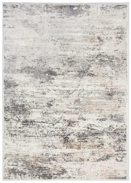 Makro Abra Moderní kusový koberec PORTLAND G509A bílý šedý béžový Rozměr: 140x200 cm