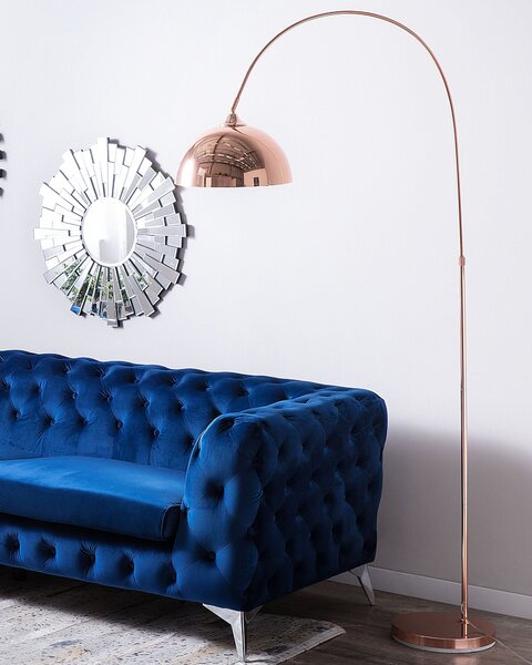 Stojací lampa CANDELLA Kov Měděná