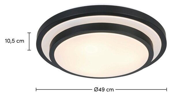 STROPNÍ SVÍTIDLO, 49/10,5 cm Boxxx - Stropní svítidla