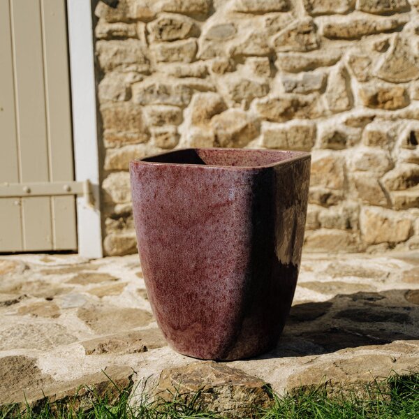 Keramický květináč VAUBAN - Fialová S (18 cm x 21 cm)