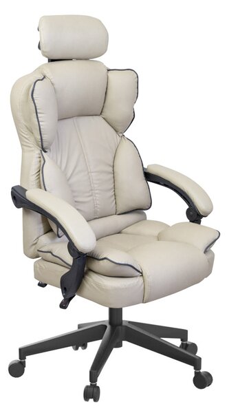 Ředitelská otočná židle LUX, ve více typech-šedá