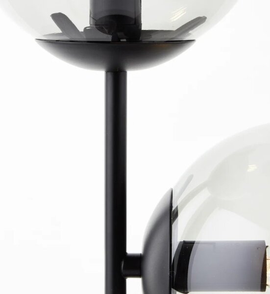 Brilliant 99218/93 Stolní lampa ARIOL kouřové sklo
