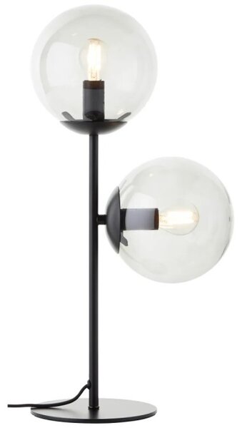 Brilliant 99218/93 Stolní lampa ARIOL kouřové sklo