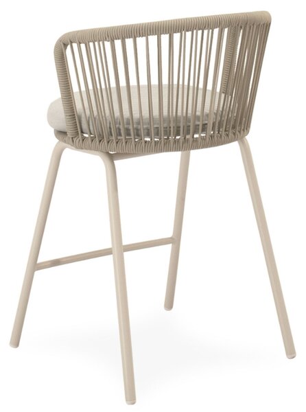 Somcasa Béžová kovová barová židle Pierre 64,5 cm