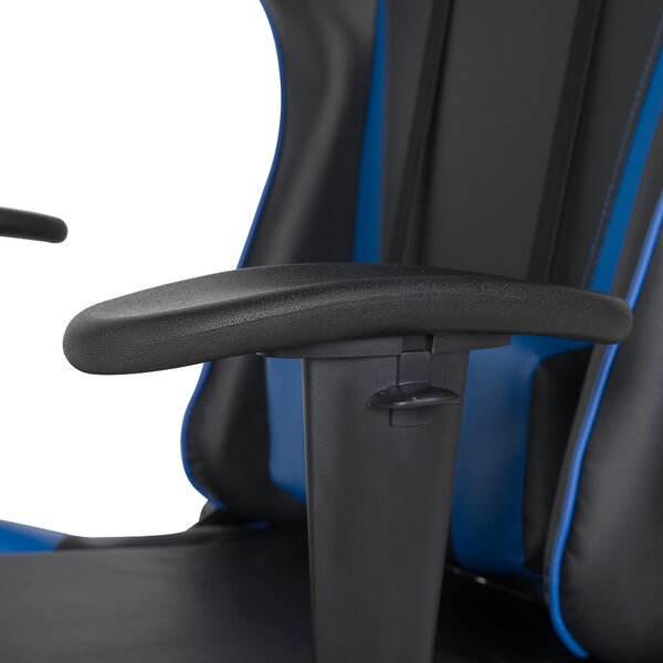 Kancelářská židle GAMER Umělá kůže Tmavě modrá