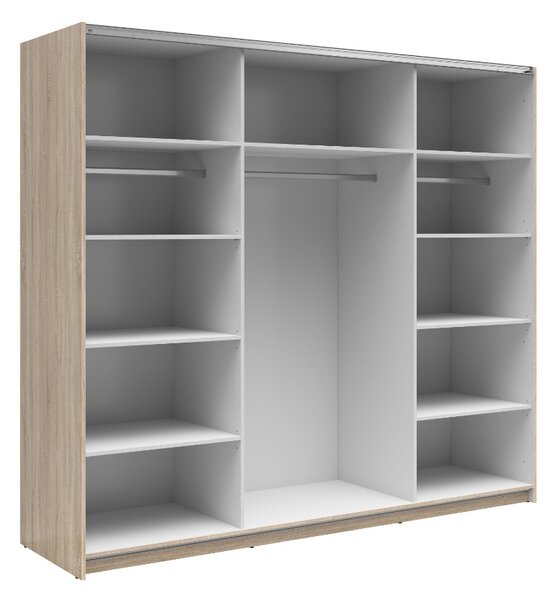 TETRIX šatní skříň SZF/220/2M, dub sonoma
