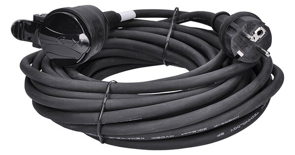 SOLIGHT Prodlužovací přívod 10m, 1 zásuvka IP44, 3 x 2.5mm2, kabel guma-neopren H07RN-F