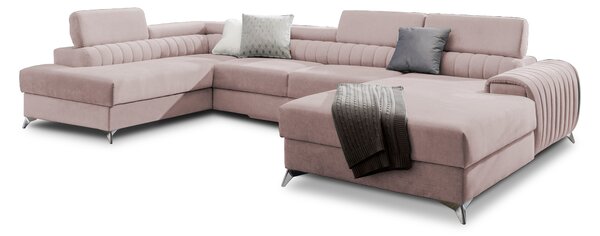 Eltap Sedací souprava Lacante Materiál a barva potahu: Gojo 101 - růžová, Orientace: levá