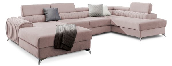 Eltap Sedací souprava Lacante Materiál a barva potahu: Gojo 101 - růžová, Orientace: pravá