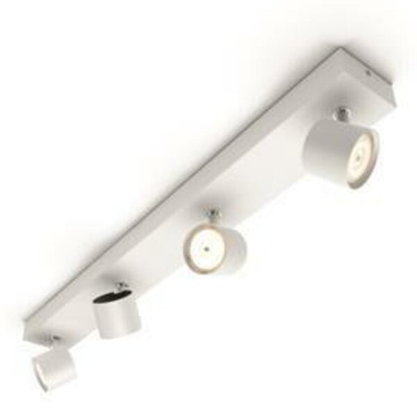 LED WarmGlow Bodové svítidlo Philips Star 56244/31/P0 bílé 2200K-2700K 4x4,5W