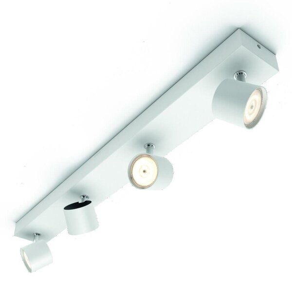LED WarmGlow Bodové svítidlo Philips Star 56244/31/P0 bílé 2200K-2700K 4x4,5W
