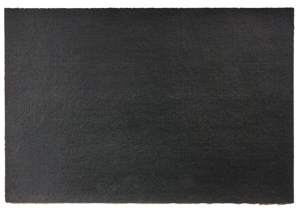 Rohožka VILLASIS Béžová/Černá 40 x 60 cm Kokosové vlákno