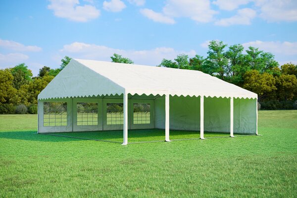 Párty stan 8x8 m PREMIUM - ohnivzdorný barva Bílá