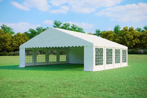 Párty stan 8x8 m PREMIUM - ohnivzdorný barva Bílá