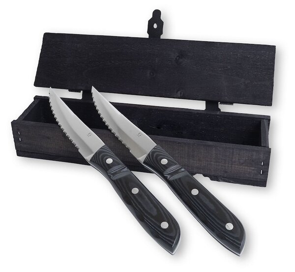 Gense Steakový nůž XL Old Farmer Micarta 23,5 cm (sada 2 ks)