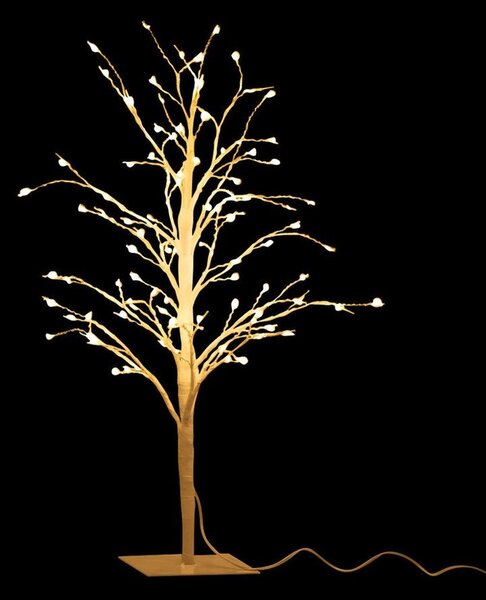 Dekorace bílý svítící stromeček Tree Bare Led S - Ø 20*57 cm - J-Line by Jolipa