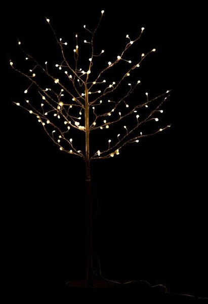 Dekorace černý svítící stromeček Tree Bare Led M - Ø 80*100 cm - J-Line by Jolipa