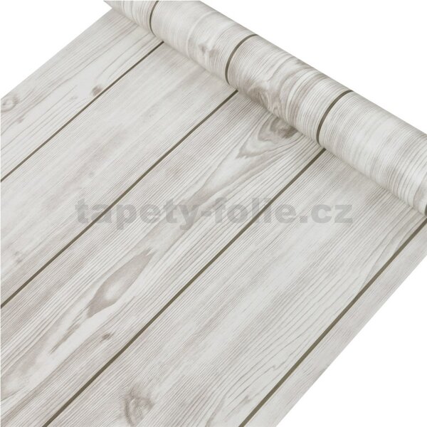 Samolepící tapety 45 cm x 10 m IMPOL TRADE 9319, desky dřevěné šedé, samolepící tapety