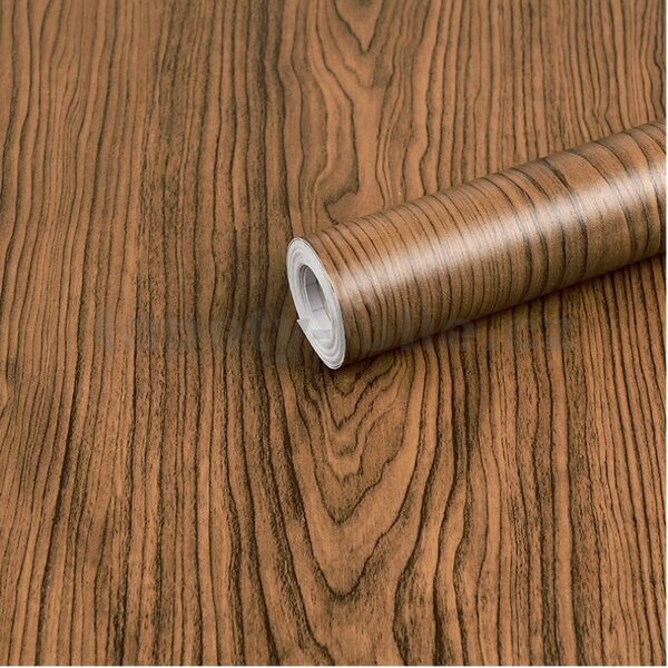 Samolepící tapety 45 cm x 10 m IMPOL TRADE 9337, dub tmavý, samolepící tapety