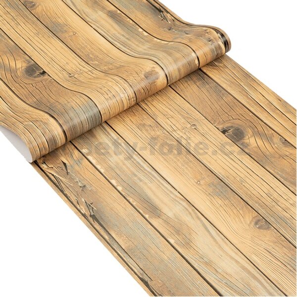Samolepící tapety 45 cm x 10 m IMPOL TRADE 173-212, dřevěné desky hnědo-šedé, samolepící tapety