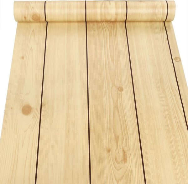 Samolepící tapety 45 cm x 10 m IMPOL TRADE 9316, smrkové desky, samolepící tapety
