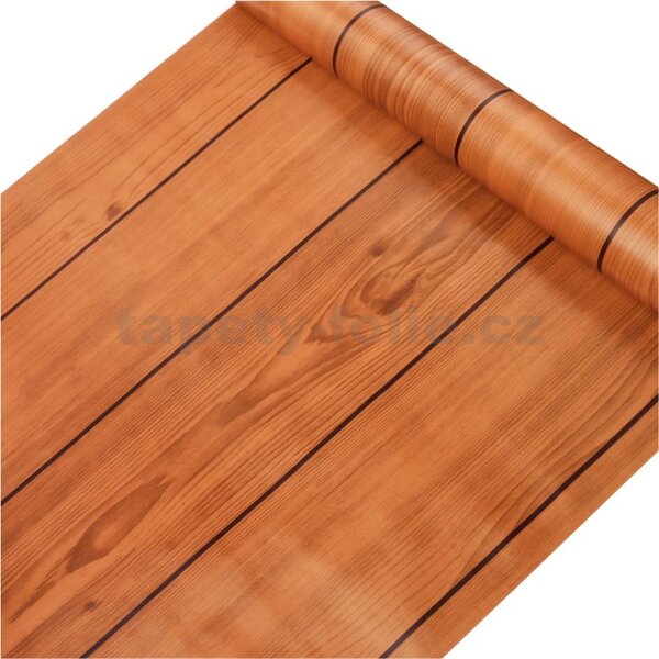 Samolepící tapety 45 cm x 10 m IMPOL TRADE 9318, dub hnědý v latích, samolepící tapety