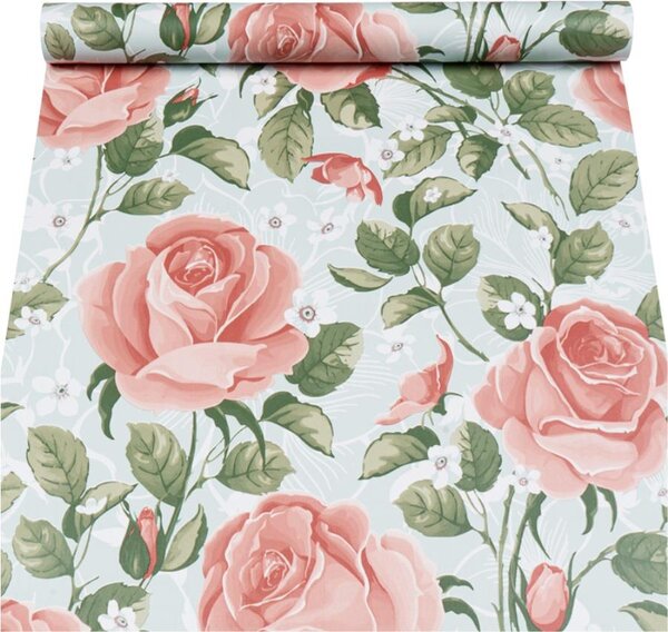 Samolepící tapety 45 cm x 10 m IMPOL TRADE 0063, pnoucí růže, samolepící tapety