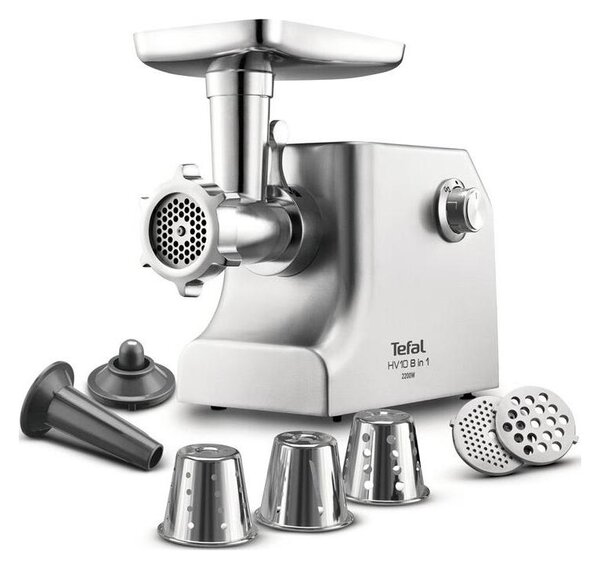Tefal - Mlýnek na maso 8v1 2200W/230V stříbrná