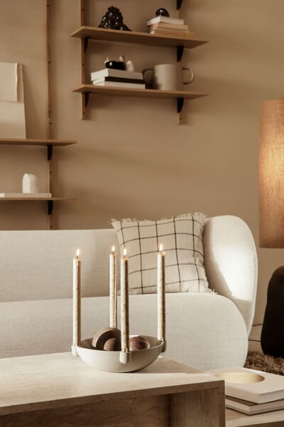 Adventní svícen Ceramic Light Grey