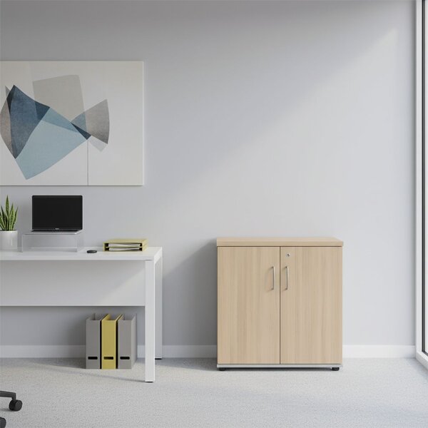 Nízká skříň Visio LUX 80 x 38,5 x 76 cm, dub