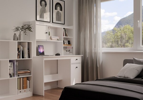 TP Living Nástavec na stůl Chester 120 cm bílý